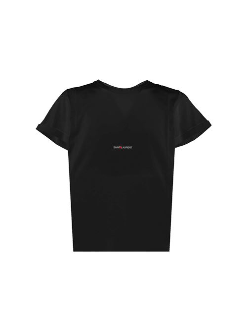 Logo print t-shirt Saint Laurent | 464572YB2DQ1000